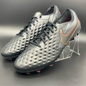 Nike Tiempo Legend 8 Elite FG ACC Firm Soccer Cleats Black AT5293-060 Size 7.5